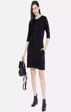 Black Basic - Sukhiaatma Designer T-shirt Dress