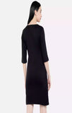 Black Basic - Sukhiaatma Designer T-shirt Dress
