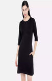 Black Basic - Sukhiaatma Designer T-shirt Dress