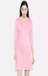 Baby Pink - Sukhiaatma Designer T-shirt Dress