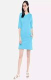 Aqua Blue Basic - Sukhiaatma Designer T-shirt Dress