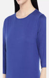 Royal Blue Basic - Sukhiaatma Designer T-shirt Dress