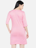 Baby Pink - Sukhiaatma Designer T-shirt Dress