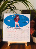 Desk Calendar 2026