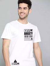 ANXIETY - Sukhiaatma Unisex Graphic Printed White T-shirt