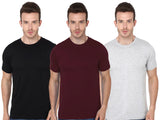 Black Maroon Grey - Sukhiaatma Unisex Basic Combo