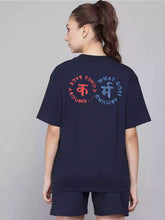 Comes Back Around - Navy Blue Sukhiaatma Unisex Oversized Co-ord