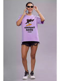 Current Mood - Sukhiaatma Unisex Oversize Lavender T-shirt - Sukhiaatma