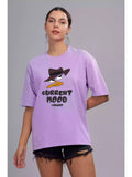 Current Mood - Sukhiaatma Unisex Oversize Lavender T-shirt - Sukhiaatma