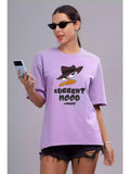 Current Mood - Sukhiaatma Unisex Oversize Lavender T-shirt - Sukhiaatma