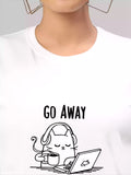 Introverting - Himkar Unisex Graphic Printed White T-shirt