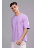 Solid Lavender Over sized - Sukhiaatma Unisex T-shirt - Sukhiaatma