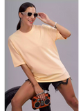 Solid Peach Over sized - Sukhiaatma Unisex T-shirt - Sukhiaatma