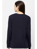 Navy Blue - Sukhiaatma Unisex Solid FS T-shirt
