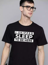 Skipped Sleep - Sukhiaatma Unisex Graphic Printed Black T-shirt