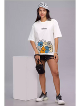 Aatmas' - Sukhiaatma Unisex Oversize White T-shirt