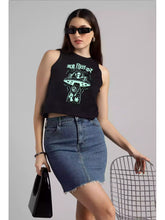 Aao chill kare - Sukhiaatma High Neck Sleeveless Fitted Top