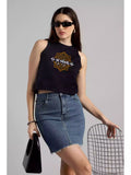 Aham Sarvagyani - Sukhiaatma High Neck Sleeveless Fitted Top