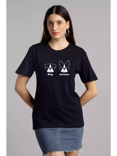 BatDog - Sukhiaatma Unisex Graphic Printed Navy Blue T-shirt