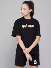 SA-2C Black Sukhiaatma Unisex Oversized Co-ord