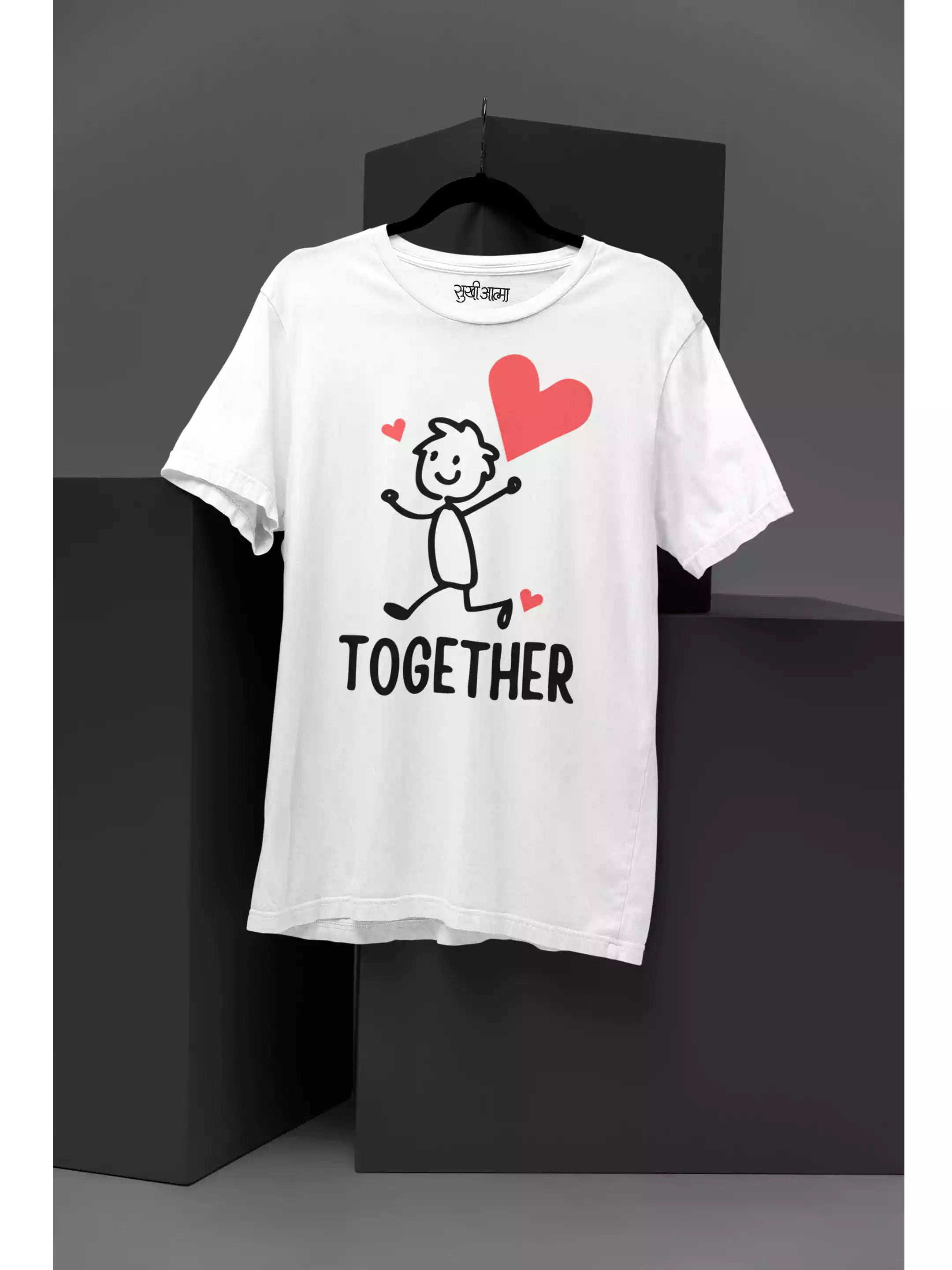 Better Together - Sukhiaatma Couple Graphic Printed T-shirt