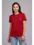 Burgundy - Sukhiaatma Unisex Basic T-shirt - Sukhiaatma