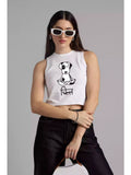 Chill - Sukhiaatma High Neck Sleeveless Fitted Top