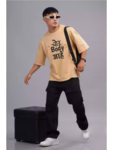 MHJ -Chor Body aahe Unisex Graphic Printed OS White T-Shirt