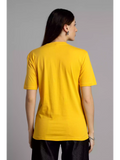 Don't Care - Sukhiaatma Unisex Graphic Printed Yellow T-shirt