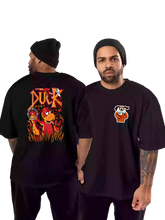 Duck Hunt - Sukhiaatma Unisex Oversized Black T-shirt