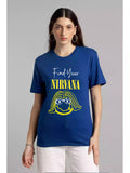 Find Your Nirvana - Sukhiaatma Unisex Graphic Printed T-shirt
