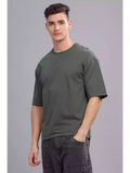 Solid Forest Green Over sized - Sukhiaatma Unisex T-shirt - Sukhiaatma