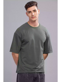 Solid Forest Green Over sized - Sukhiaatma Unisex T-shirt - Sukhiaatma