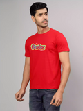 Hangover T-shirt - Sukhiaatma Unisex Graphic Printed Red T-shirt - Sukhiaatma