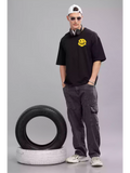 Happiness - Sukhiaatma Unisex Oversized Black T-shirt