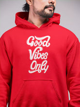 Good Vibes only Red Hoodie - Sukhiaatma Unisex Graphic Printed Hoodie