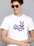 Ignoray namaha - Sukhiaatma Unisex Graphic Printed White T-shirt
