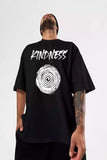Kindness - Sukhiaatma Unisex Oversized Black T-shirt