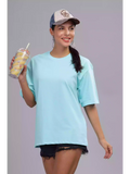 Solid Light Blue Over sized - Sukhiaatma Unisex T-shirt - Sukhiaatma