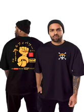 Luffy Power - Sukhiaatma Unisex Oversized Black T-shirt