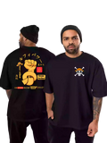 Luffy Power - Sukhiaatma Unisex Oversized Black T-shirt