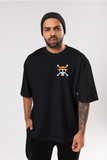 Luffy Power - Sukhiaatma Unisex Oversized Black T-shirt