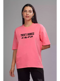 Madness - Sukhiaatma Unisex Oversize Pink T-shirt