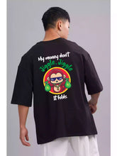 It Foldes - Sukhiaatma Unisex Oversized Black T-shirt