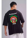 It Foldes - Sukhiaatma Unisex Oversized Black T-shirt