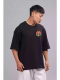 It Foldes - Sukhiaatma Unisex Oversized Black T-shirt