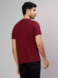 Maroon - Sukhiaatma Unisex Basic T-shirt