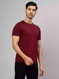 Maroon - Sukhiaatma Unisex Basic T-shirt