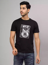 Music Speaks - Sukhiaatma Unisex Graphic Printed Black T-shirt