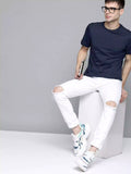 Navy Blue - Sukhiaatma Unisex Basic T-shirt
